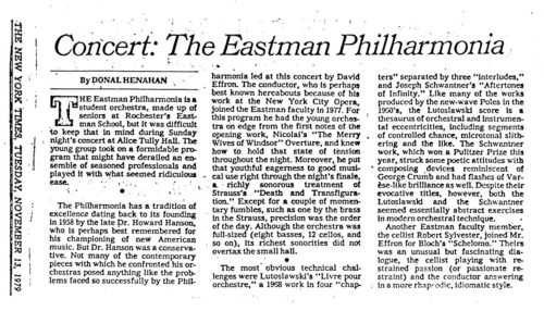 1979 November 13 New York Times review 1979 November 13 New York Times review