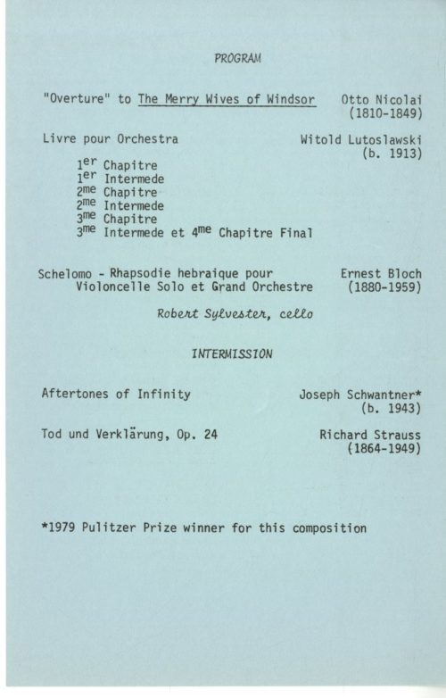 1979 November 5 Philharmonia page 2 1979 November 5 Philharmonia page 2