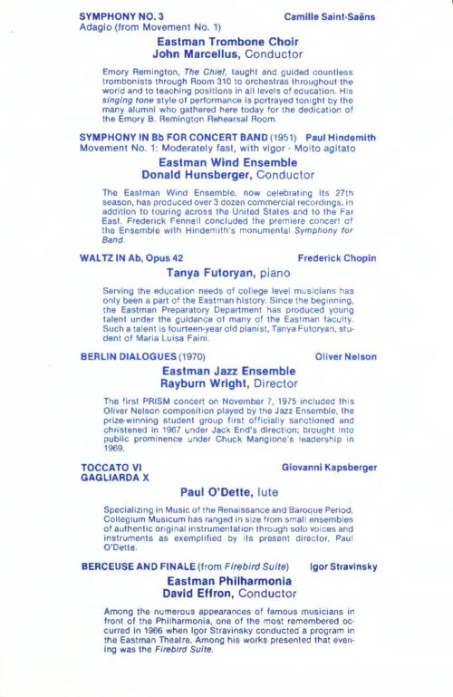 1979 October 20 Prism 7, Eastman Milestones_Page_7 1979 October 20 Prism 7, Eastman Milestones_Page_7