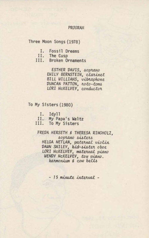 1980 Novemeber 23 An Evening of Music Drama_Page_2 1980 Novemeber 23 An Evening of Music Drama_Page_2