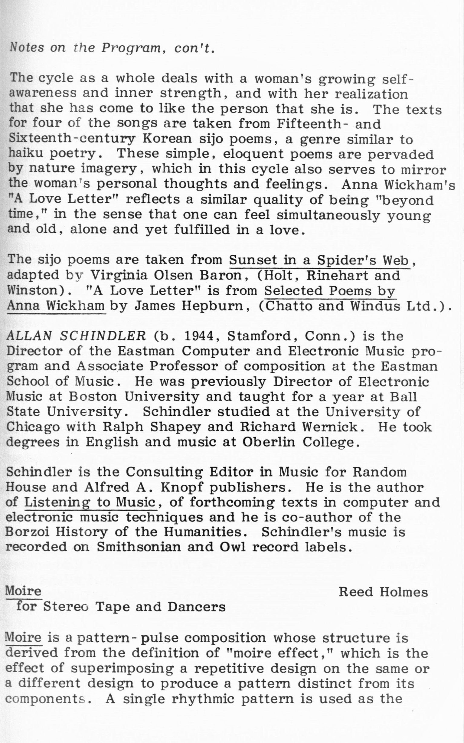 ICMC Concert I program, page 07