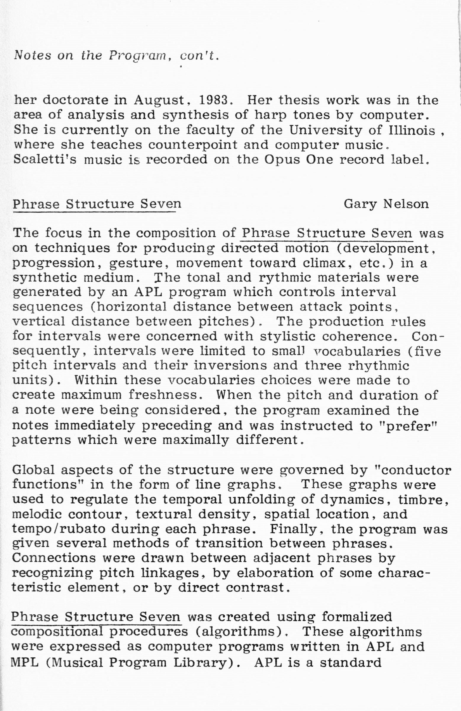 1983 ICMC Concert III program, page 05