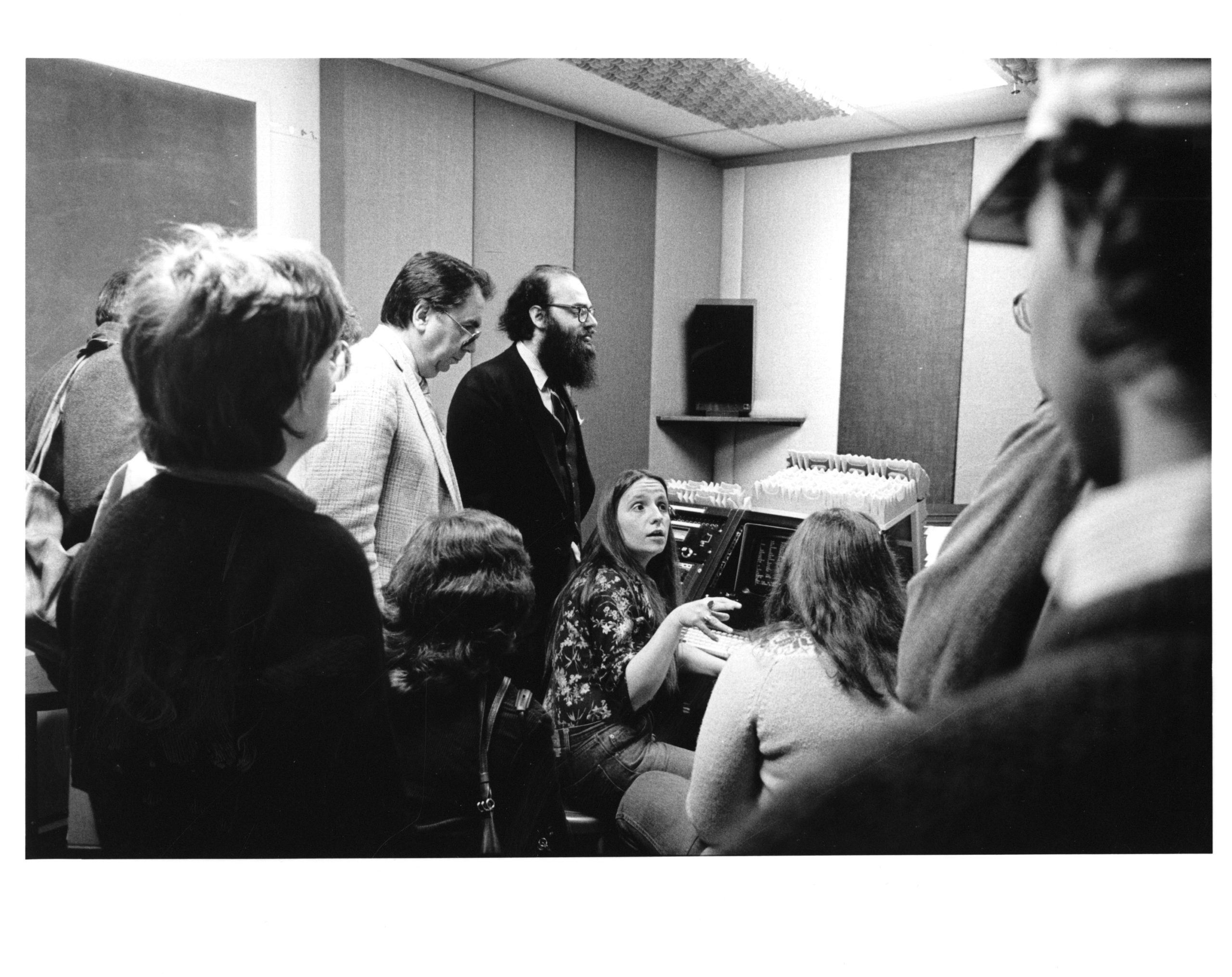 photo of group viewing ECMC equipment 2