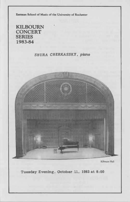 Shura Cherkassky, Piano Page 1
