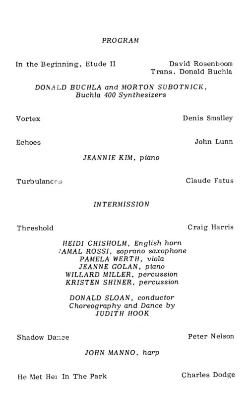 Computer Music Conference Concert II Page 02