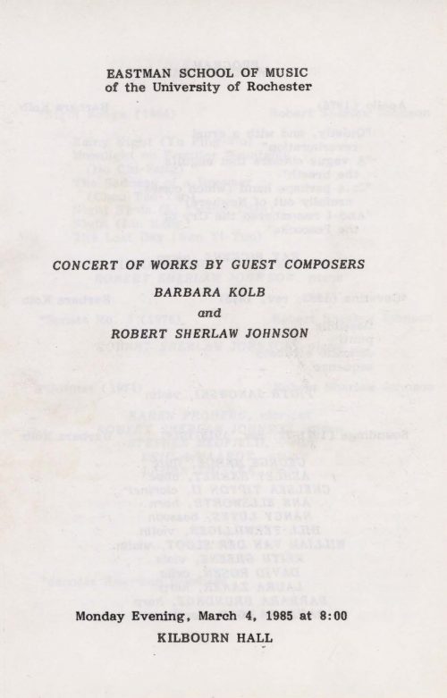 1985 March 4 Concert of Works by Guest Composers_Page_1