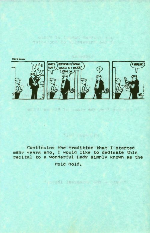 Wiliam D Eddins Piano Recital Page 2