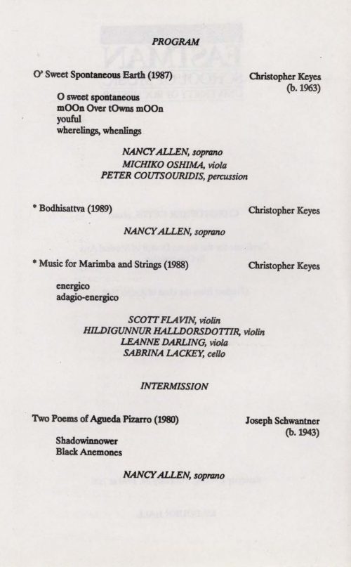 1990 February 24 Christopher Keyes Piano Recital_Page_2