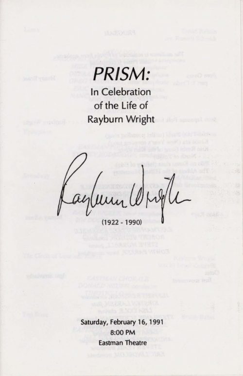 1991 February 16 Rayburn Wright PRISM Celebration_Page_1