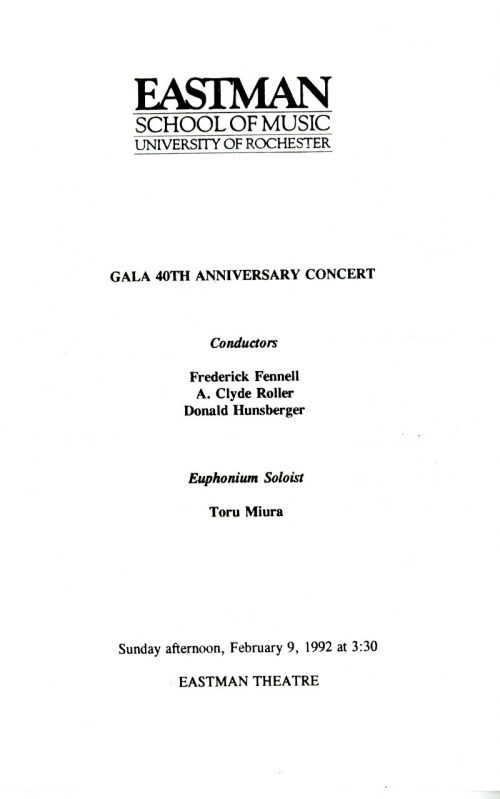 1992 February 9 EWE gala 40th anniversary page 1