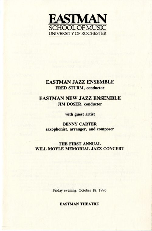 1996 October 18 ENE, ENJE, Benny Carter soloist page 1 1996 October 18 ENE, ENJE, Benny Carter soloist page 1