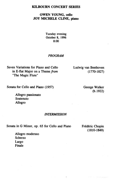 Owen Young and Joy Michele Cline Page 2
