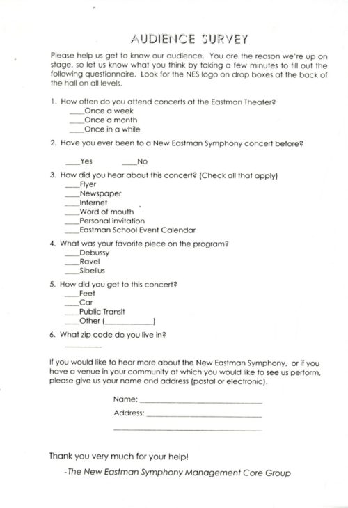 1998 November 11 New Eastman Symphony page 4 1998 November 11 New Eastman Symphony page 1