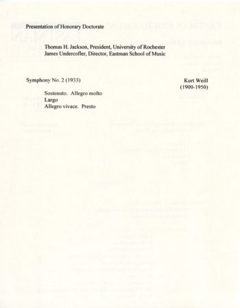 1998 November 13 Eastman Philharmonia page 2 1998 November 13 Eastman Philharmonia page 2