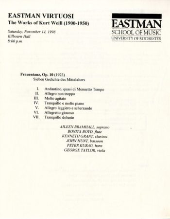 1998 November 14 E Virtuosi page 1 1998 November 14 E Virtuosi page 1