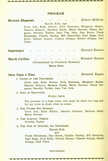 29 April 1938 Ballet Program ROC Civic Orchestra_Page_2