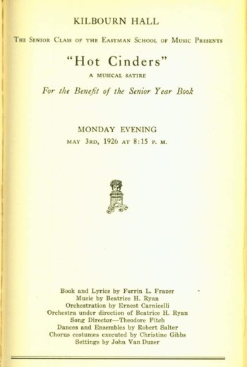 3 May 1926 Hot Cinders Senior Class Music_Page_1