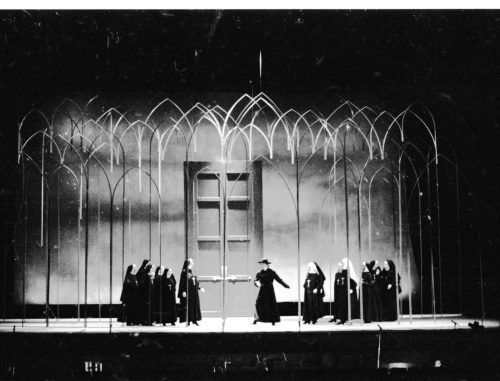 Scenes from Eastman Opera Theater’s 1969 production of Dialogues of the Carmelites, the first of five EOT productions to date.