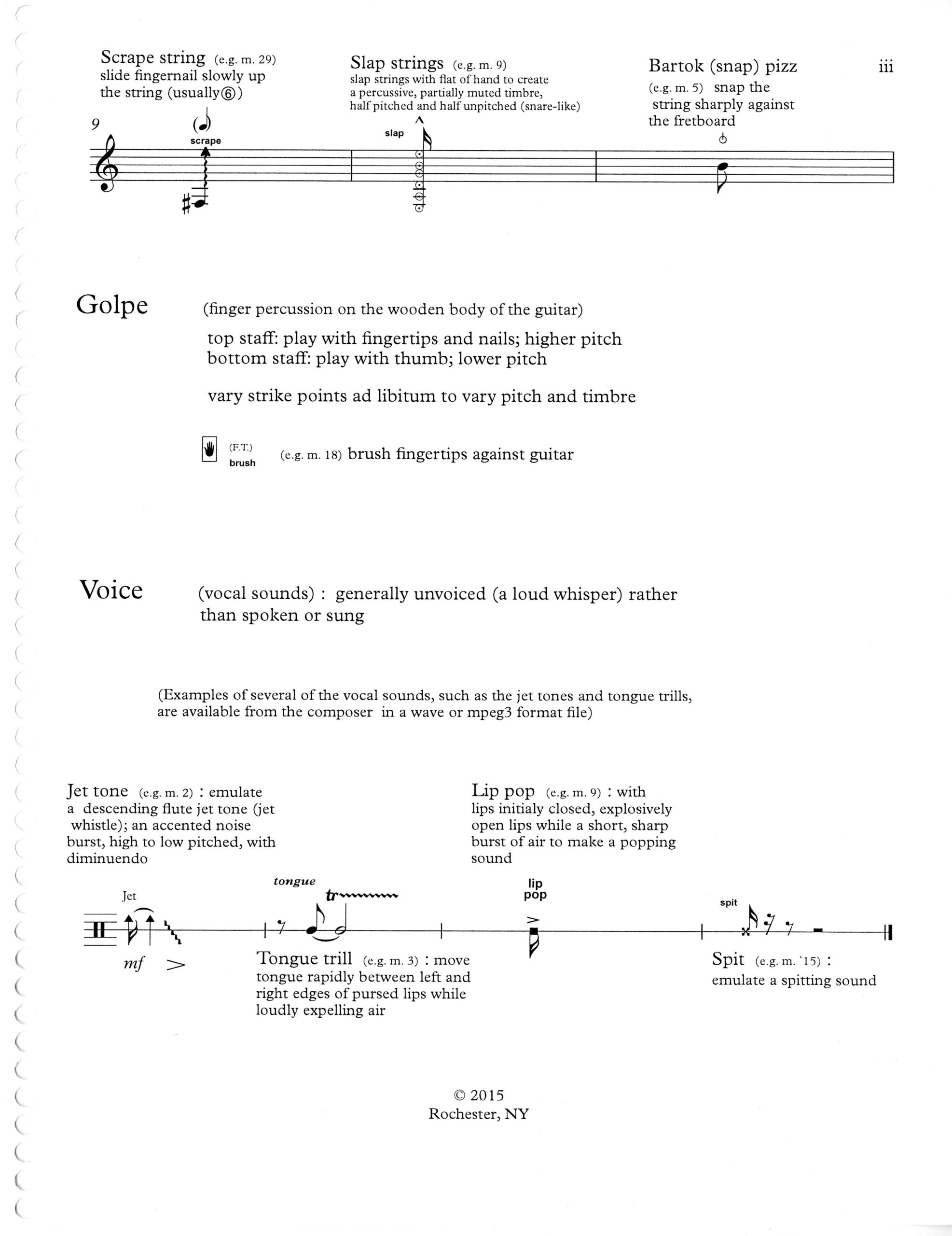 A Fire Rekindled, printed score, page 5