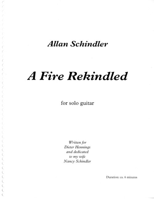 A Fire Rekindled, printed score, page 5