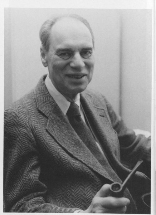 Photo of Alfred Mann published in Eastman’s yearbook, The Score 1983