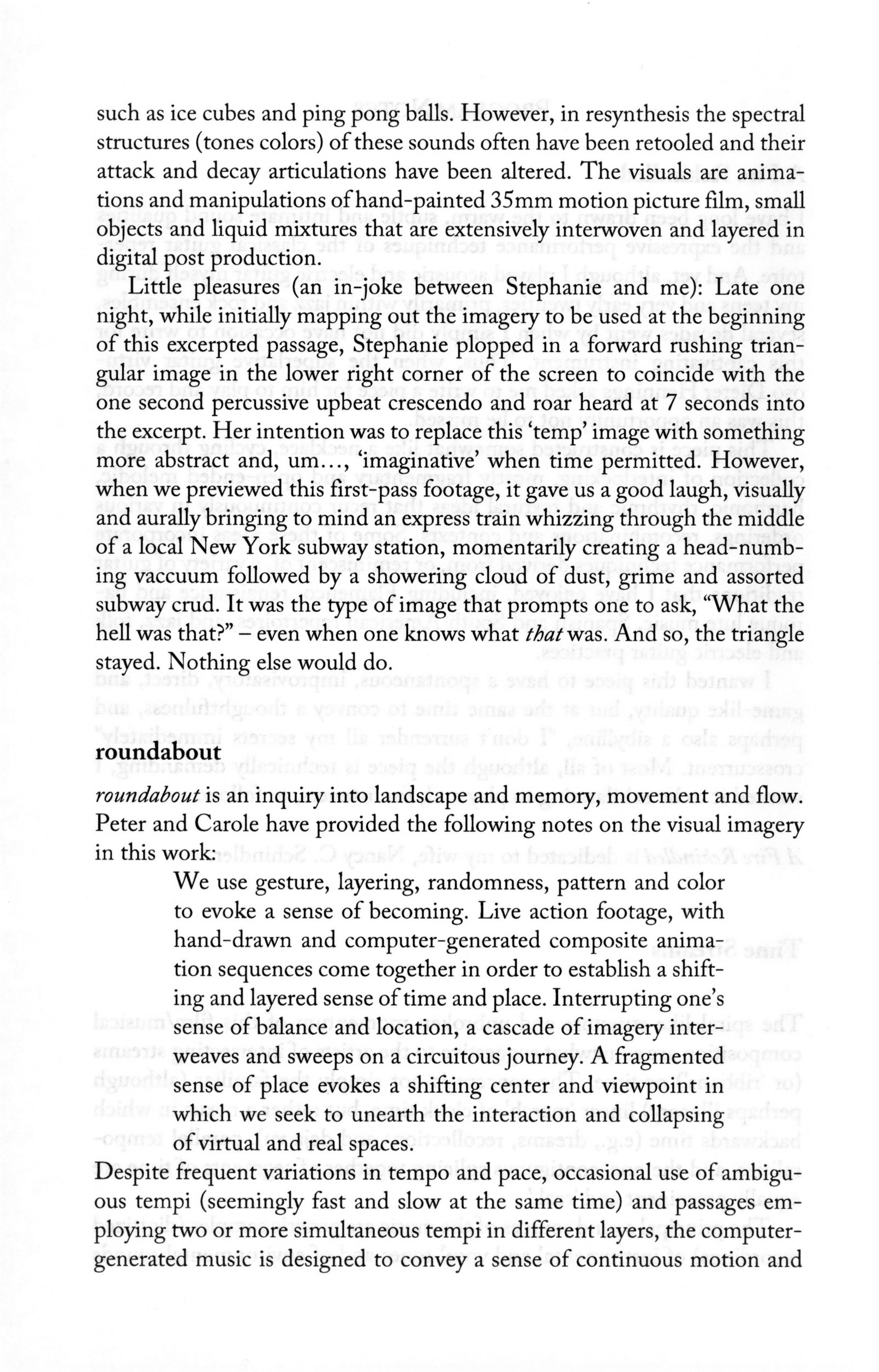 Allan Schindler memorial concert program