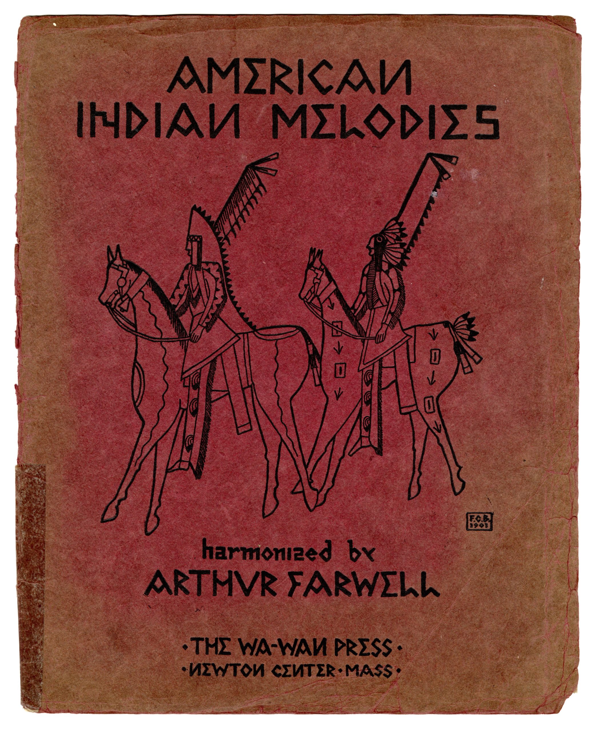 American Indian Melodies, cover of published score.