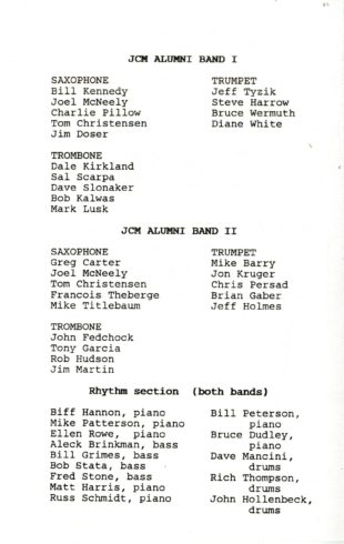 printed program, April 21, 1990