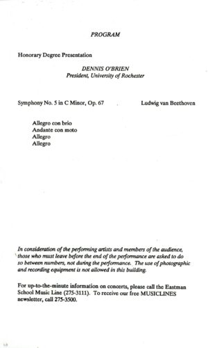 April 7, 1987 page 2 Printed Program