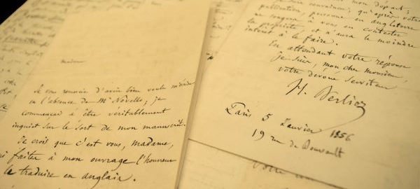 The largest group of letters in the file are 56 letters written by Hector Berlioz, which includes professional correspondence to colleagues and publishers as well as a few personal letters to friends.