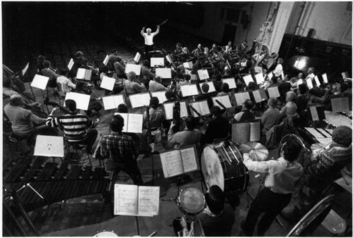 Husa rehearsing the Czech State Philharmonic.