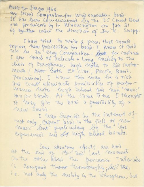 Short composer’s note (page 1).
