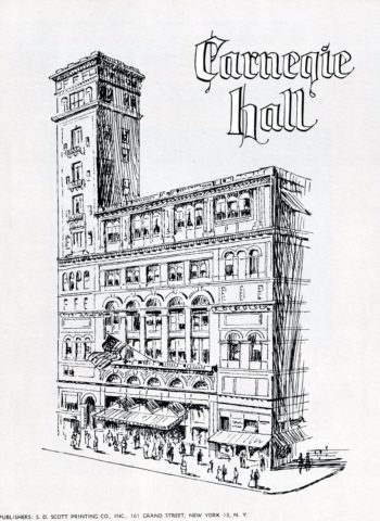 Carnegie Hall program 1 031 Carnegie Hall program 1 031