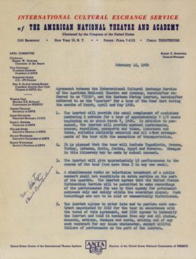 Contract for International Cultural Exchange Service page 1 Contract for International Cultural Exchange Service page 1