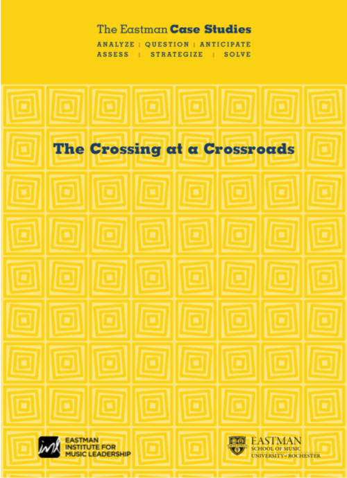 Recommend marketing ideas for an organization committed to social justice issues in art.
The Crossing at a Crossroads