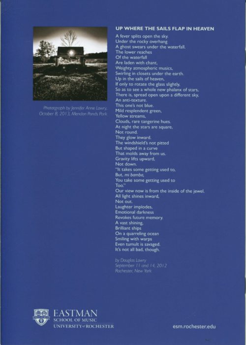 Douglas Lowry Memorial Celebration back cover page 16 Douglas Lowry Memorial Celebration back cover page 16