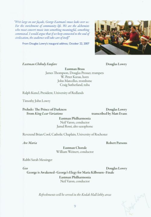 Douglas Lowry Memorial Celebration page 11 Douglas Lowry Memorial Celebration page 11