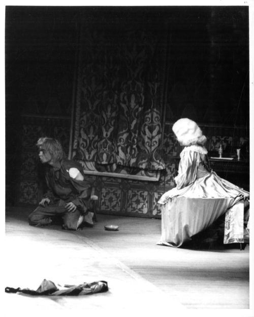 Various moments in Ron Nelson’s chamber opera The Birthday of the Infanta, Eastman School of Music, 1959. Photos by Louis Ouzer.