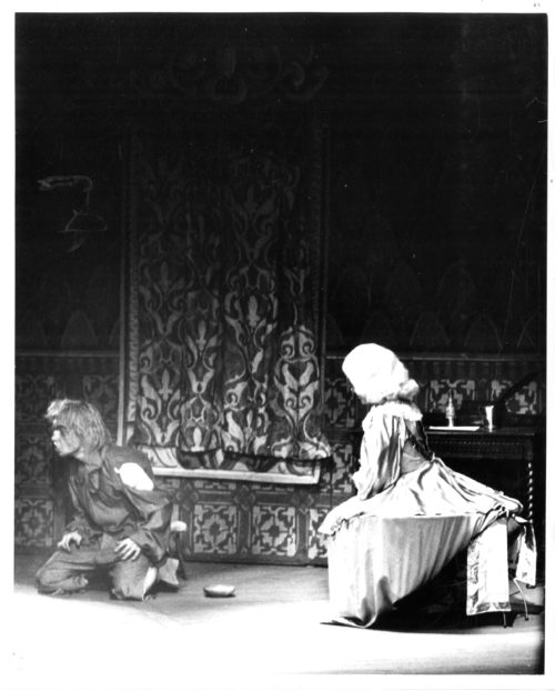 Various moments in Ron Nelson’s chamber opera The Birthday of the Infanta, Eastman School of Music, 1959. Photos by Louis Ouzer.