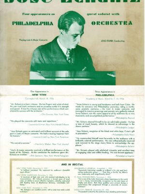 Echaniz box 1-2 Philadelphia Orchestra promo Philadelphia Orchestra promo