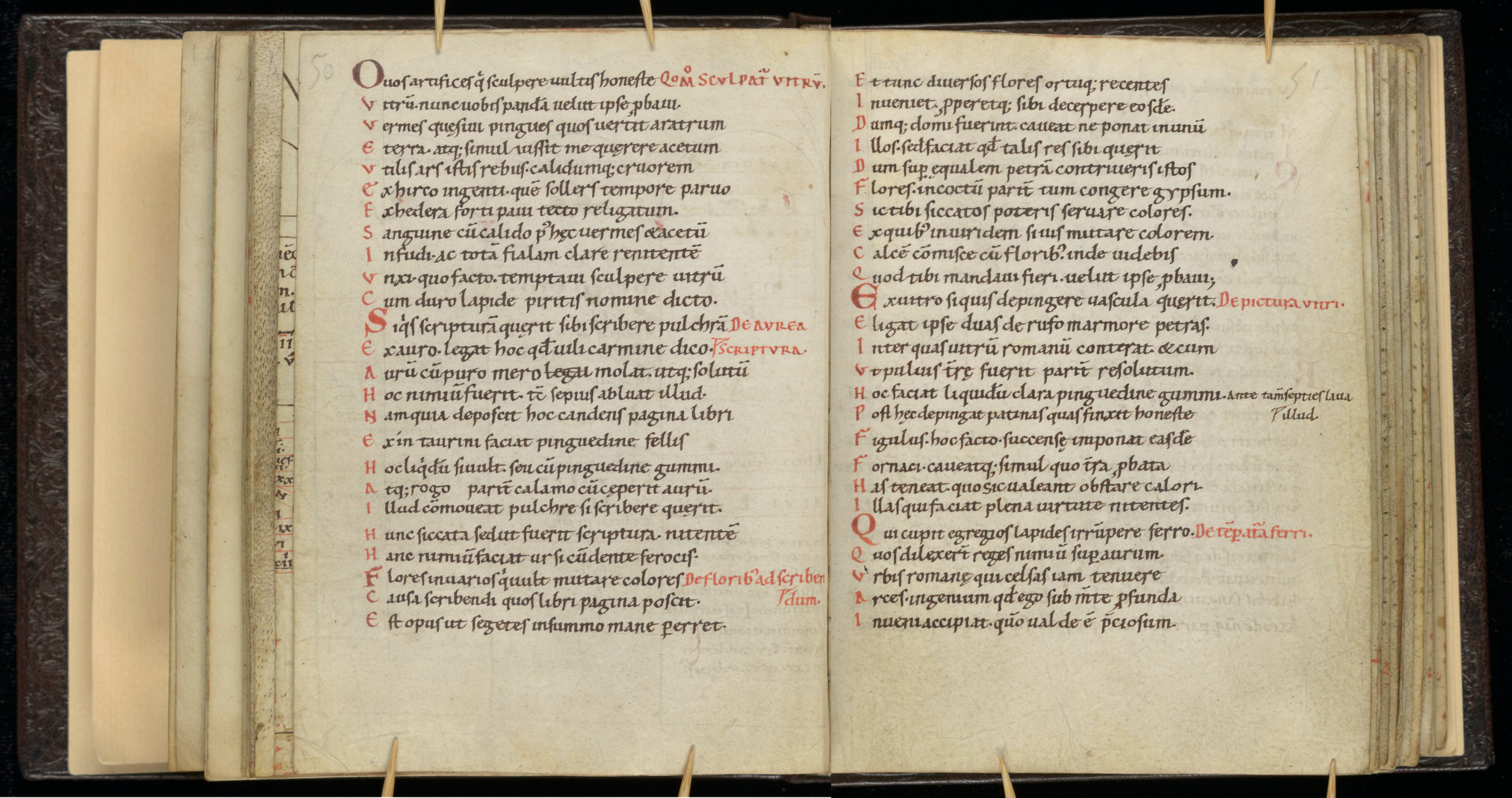 Eraclius, De coloribus (pages 50-51) Eraclius, De coloribus (pages 50-51)