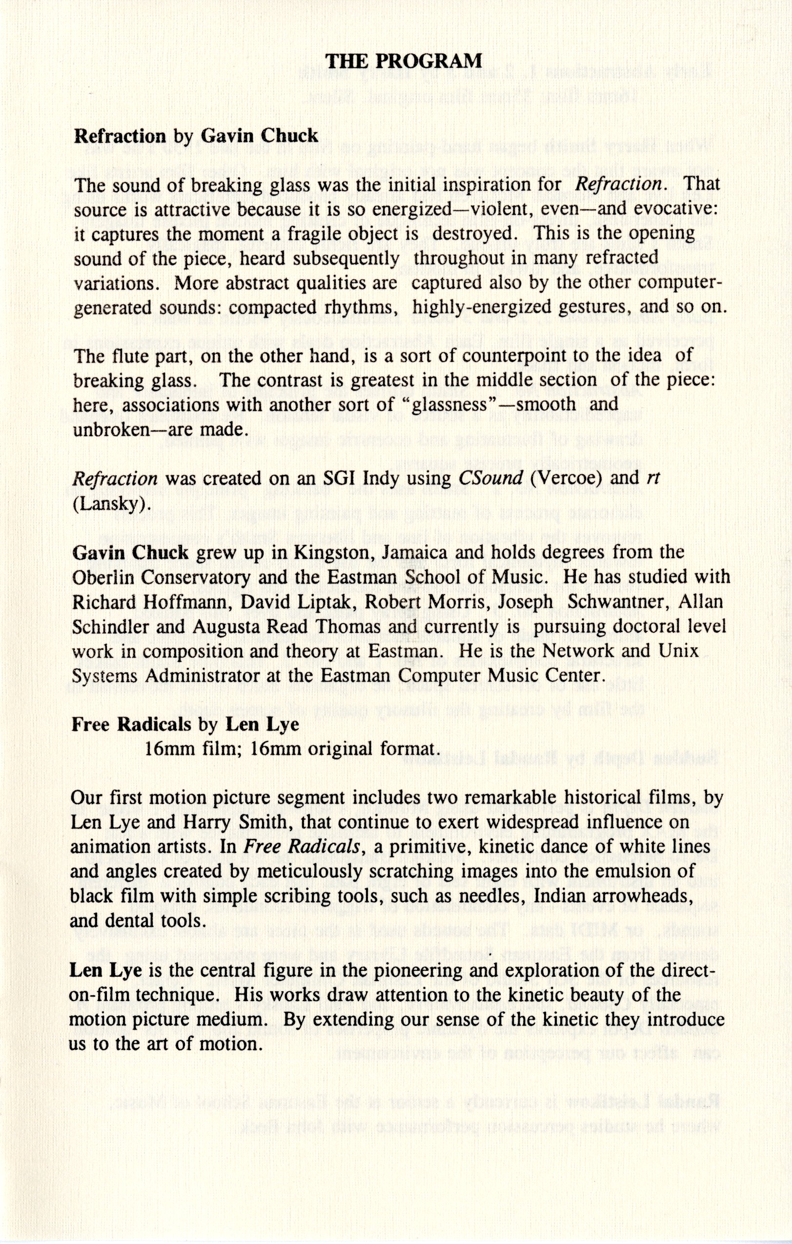 Evening of Computer Music and Films, concert program, page 05