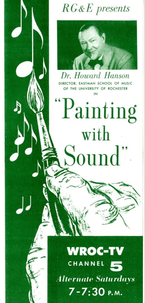 Annotated draft script of the first program in the series Painting with Sound