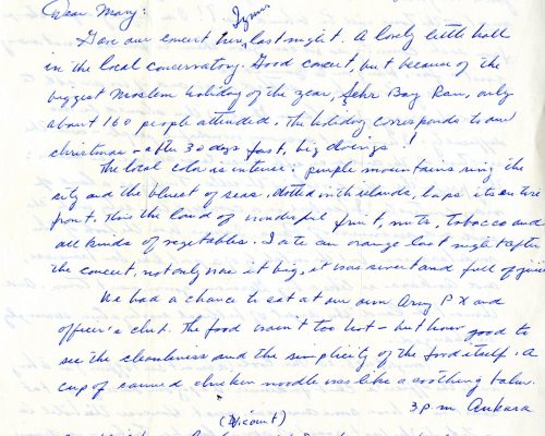 Letter 1960 March 29