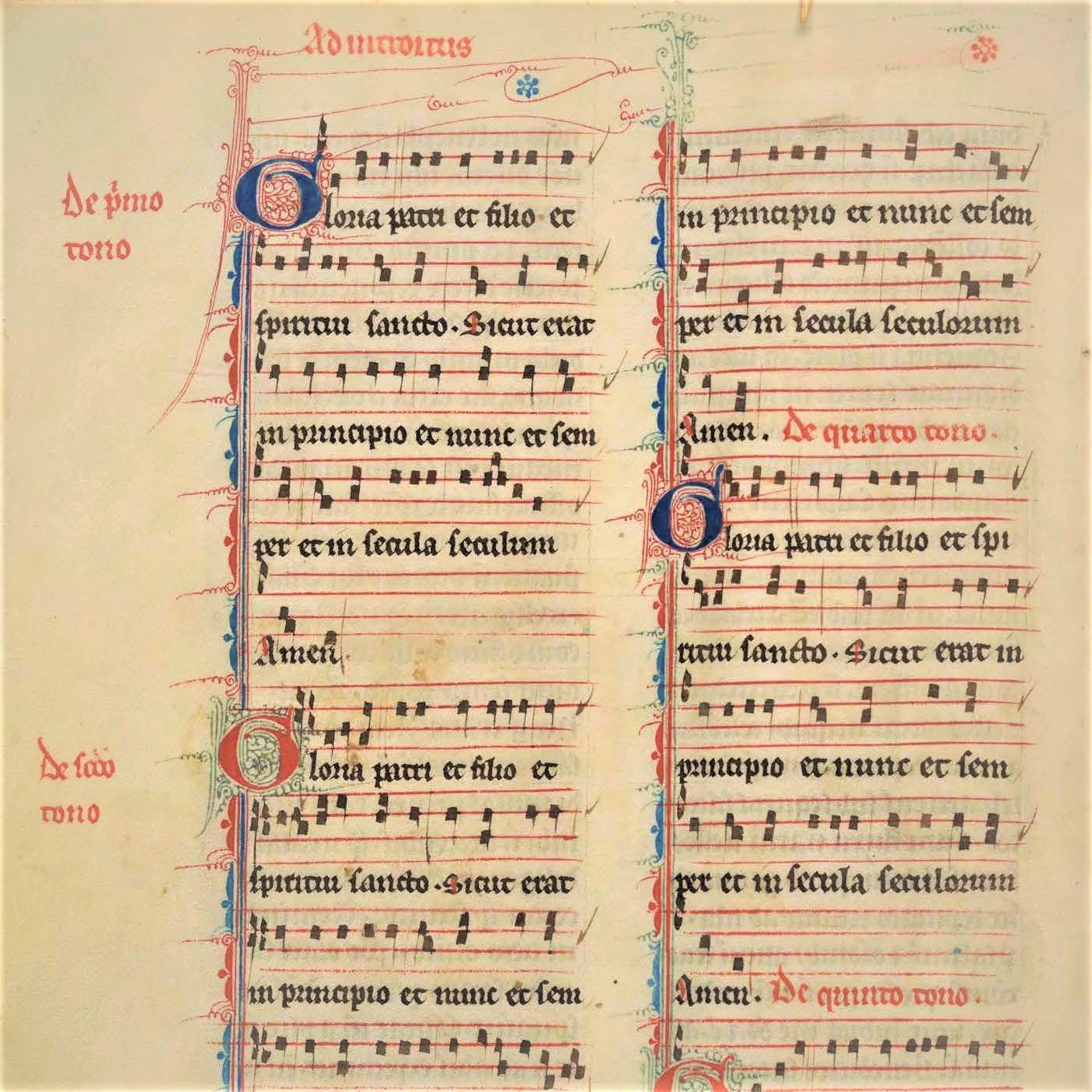 M2147 .G733 image Dating from the second half of the 13th century, this Dominican gradual contains music for the Mass and some offices.