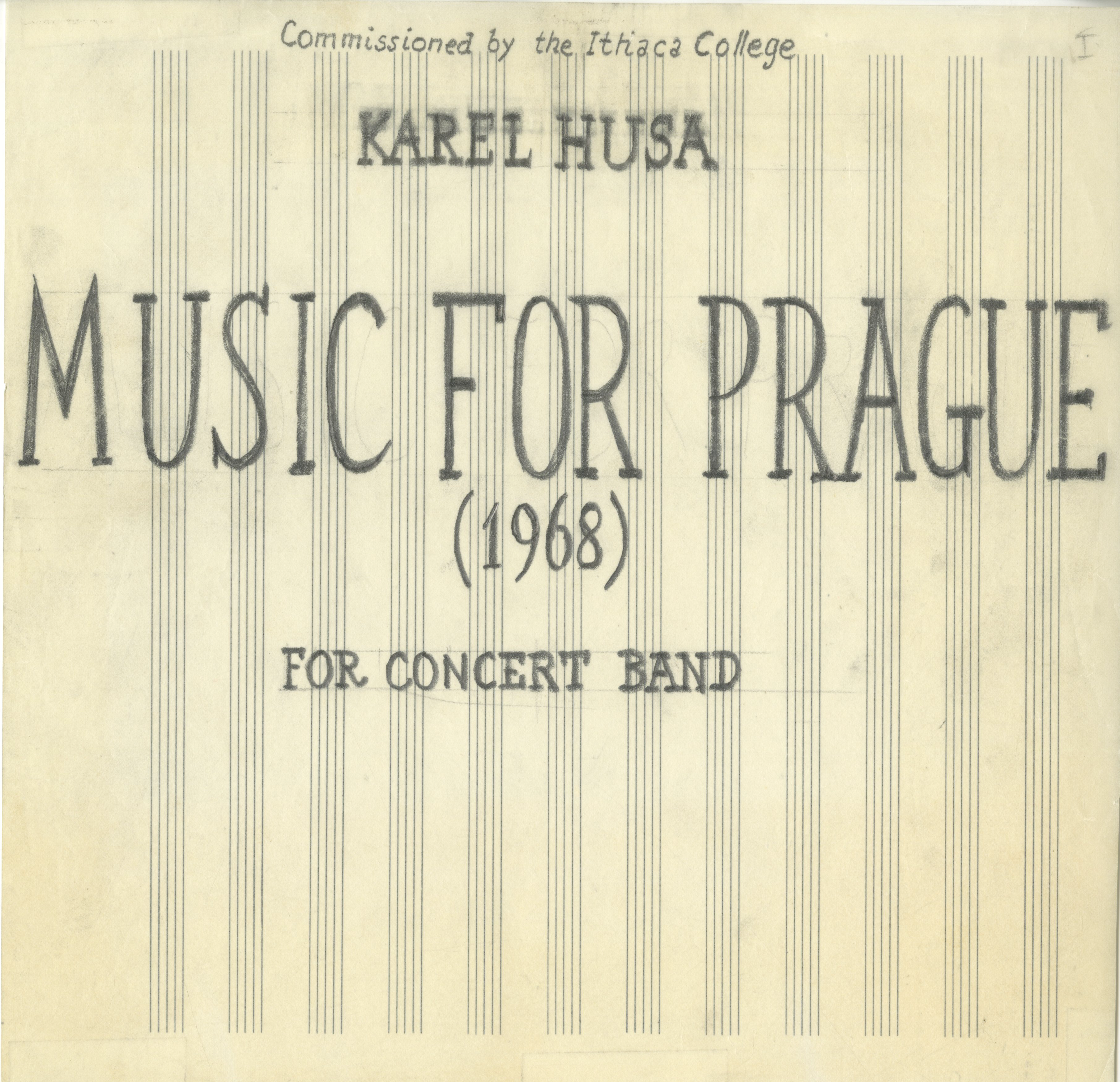 Karel Husa, Music for Prague 1968