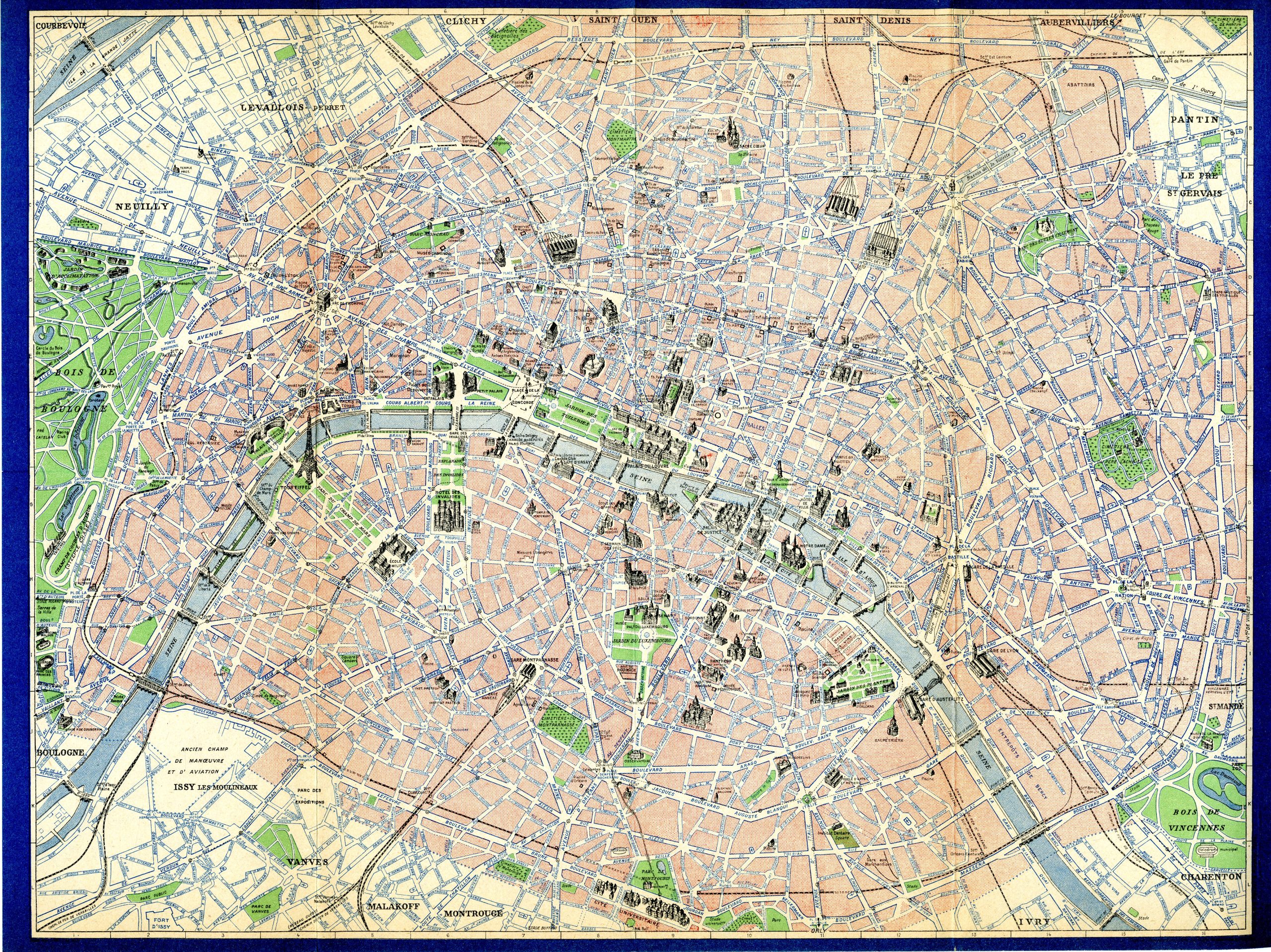 Map of PARIS