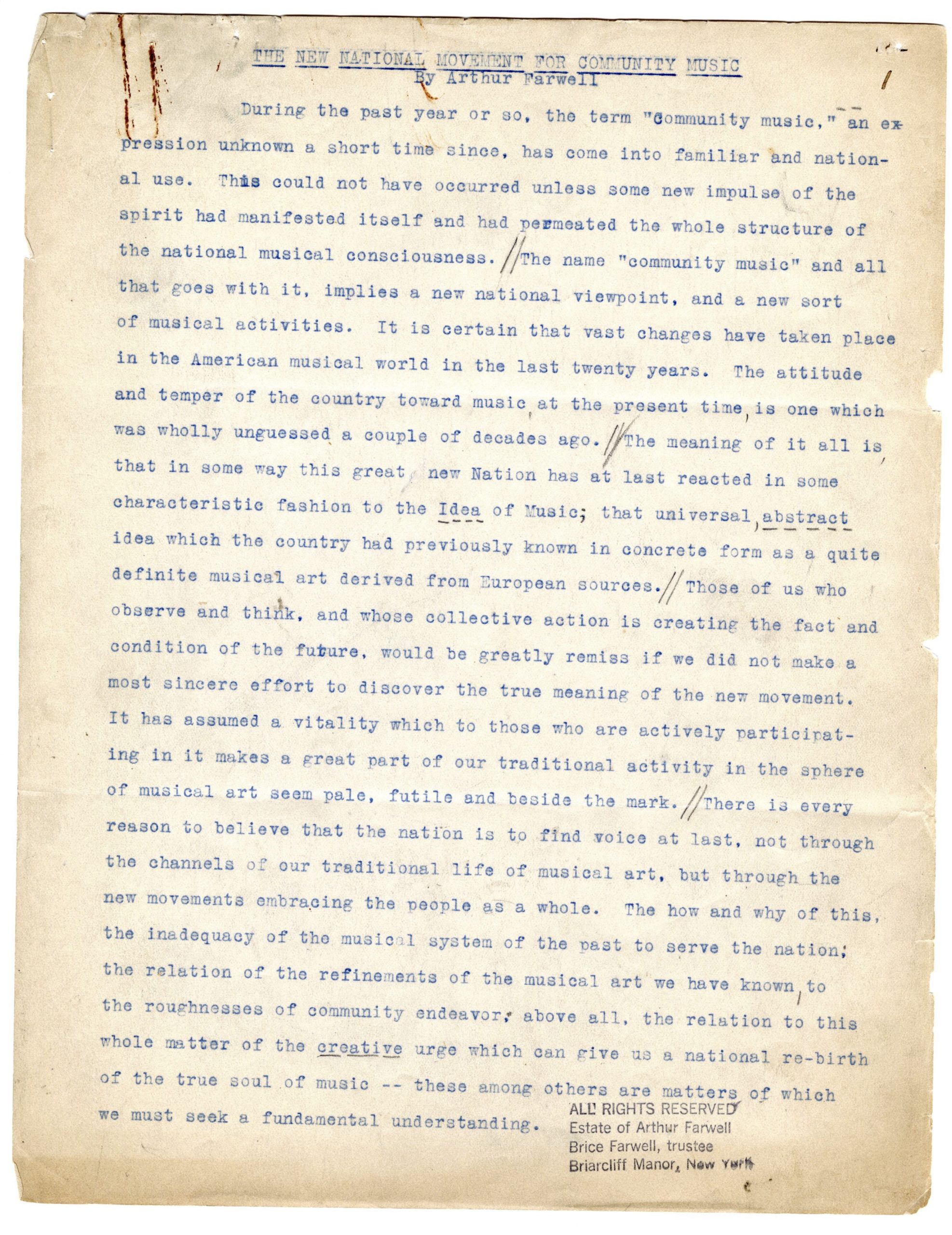 New National Movement essay, page 1. New National Movement essay, page 1.