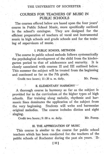 Official Bulletin 1922 summer session 10 Official Bulletin 1922 summer session