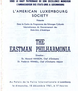 Philharmonia program 10 December 1961 page 1